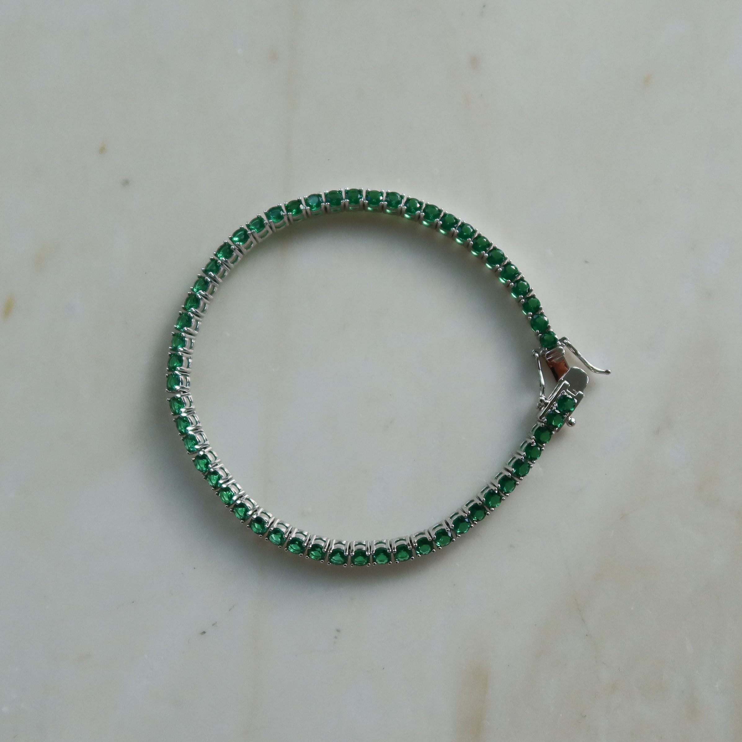 Emerald Tennis Bracelet
