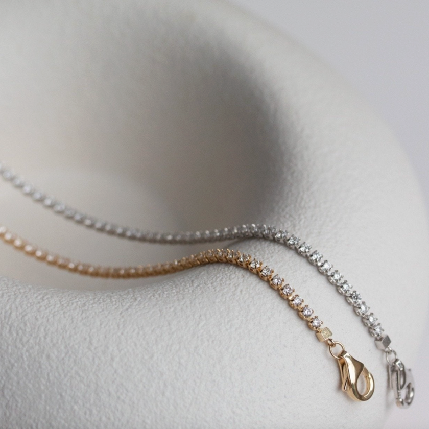 Lab Diamond Tennis Bracelet