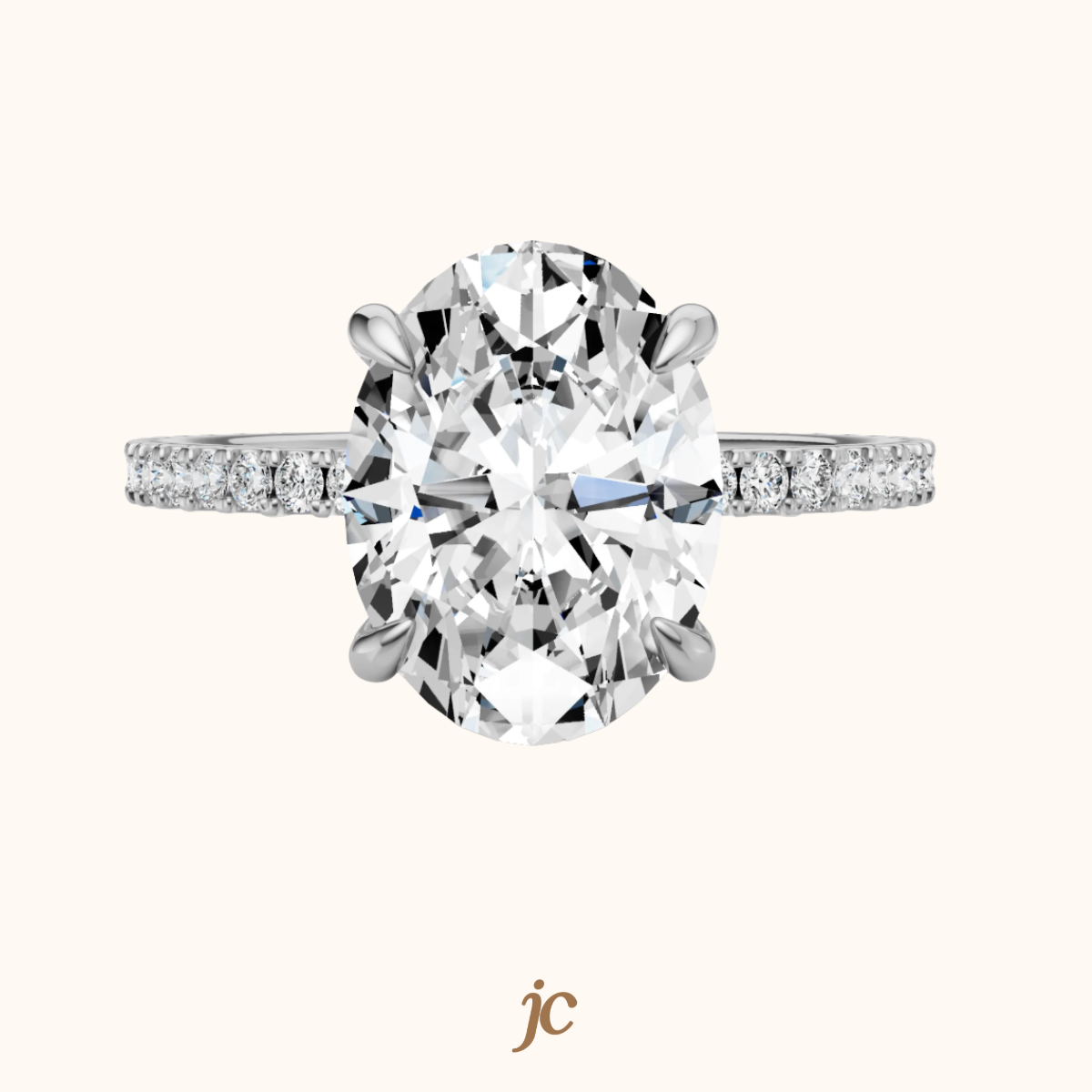 Classic Pavé - Oval