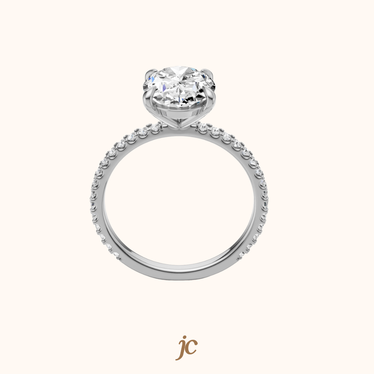 Classic Pavé - Oval