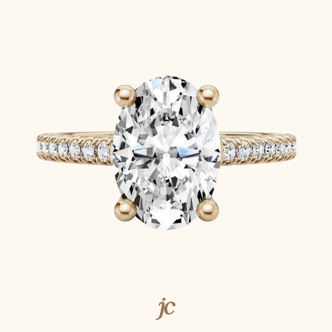 Cathedral Pavé - Oval