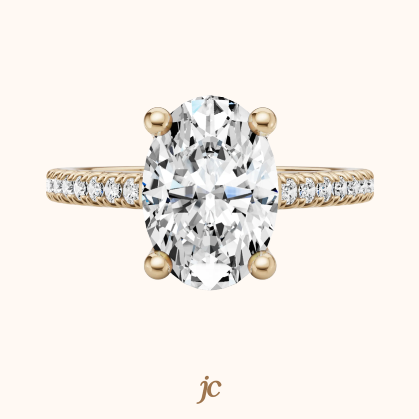 Cathedral Pavé - Oval