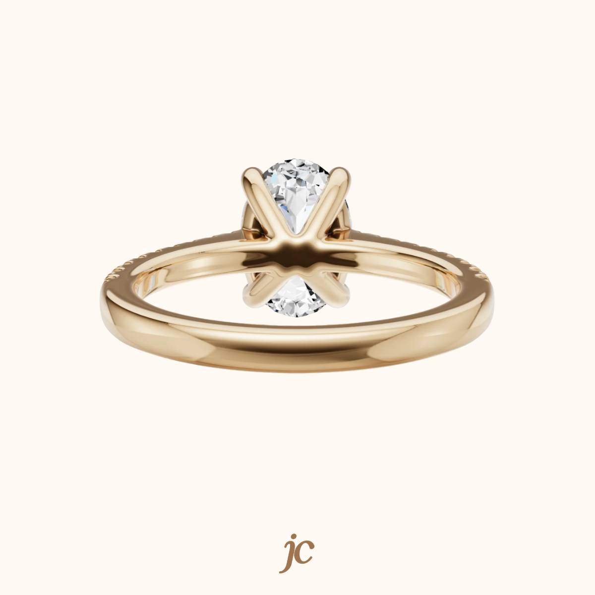 Cathedral Pavé - Oval