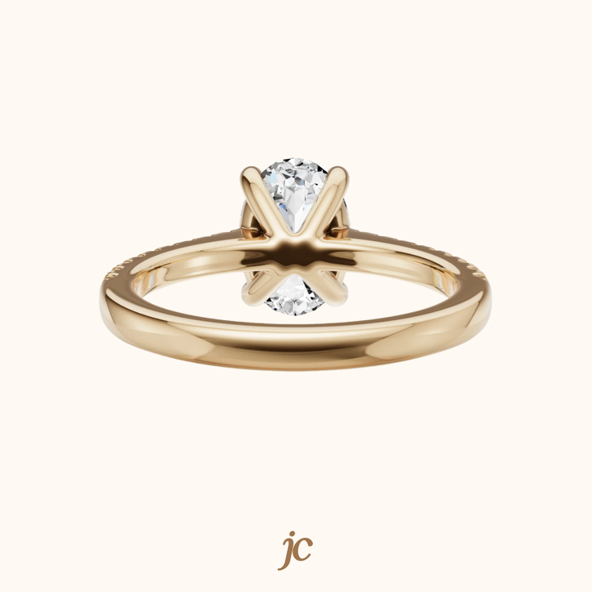 Cathedral Pavé - Oval