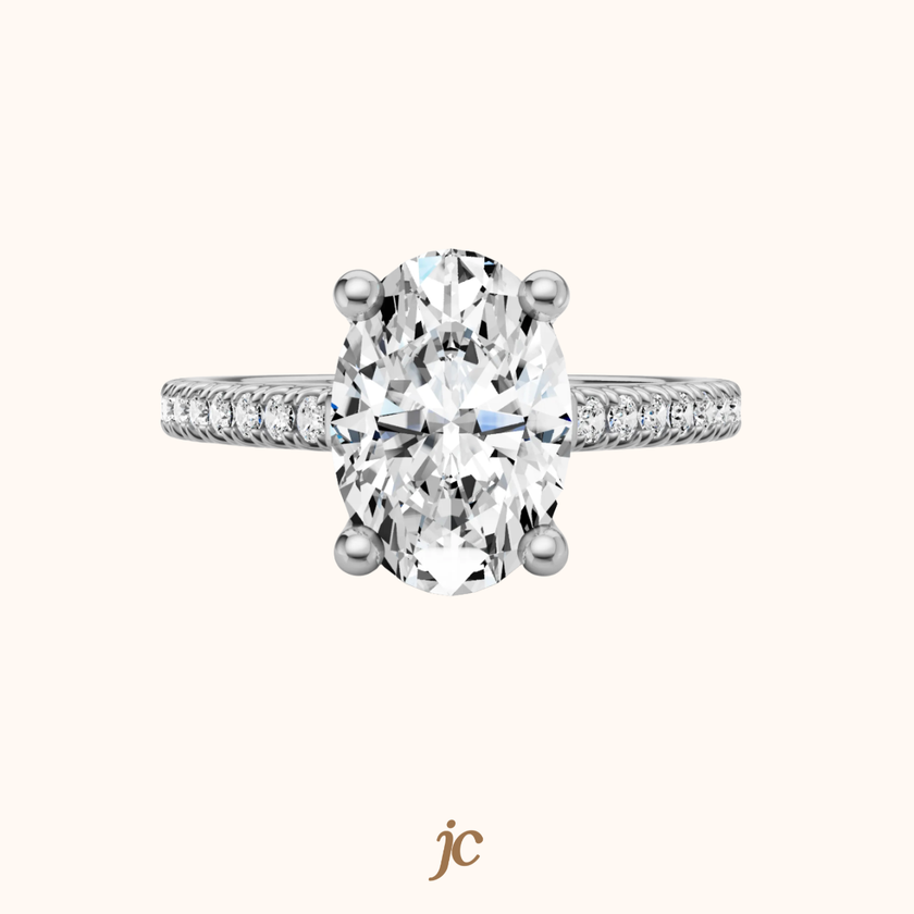 Cathedral Pavé - Oval