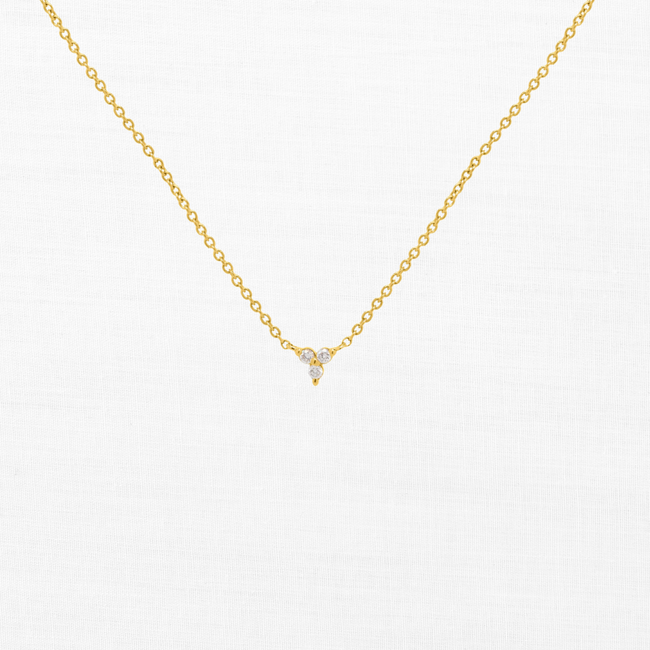 Trinity Drop Necklace