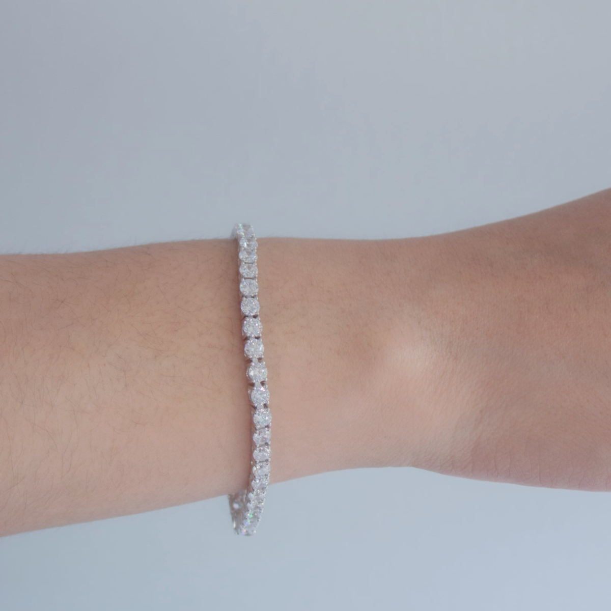 Lab Statement Tennis Bracelet