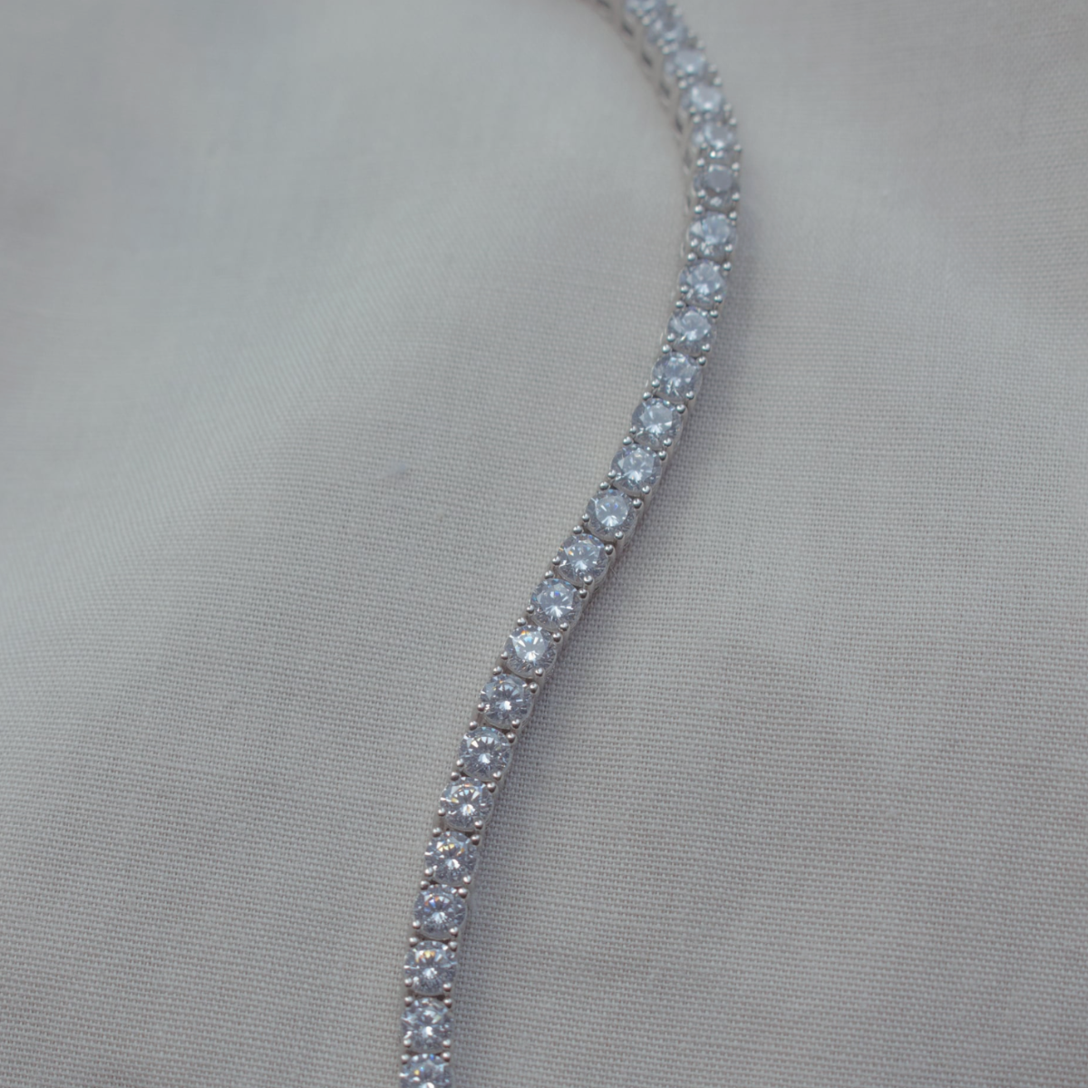 Lab Statement Tennis Bracelet