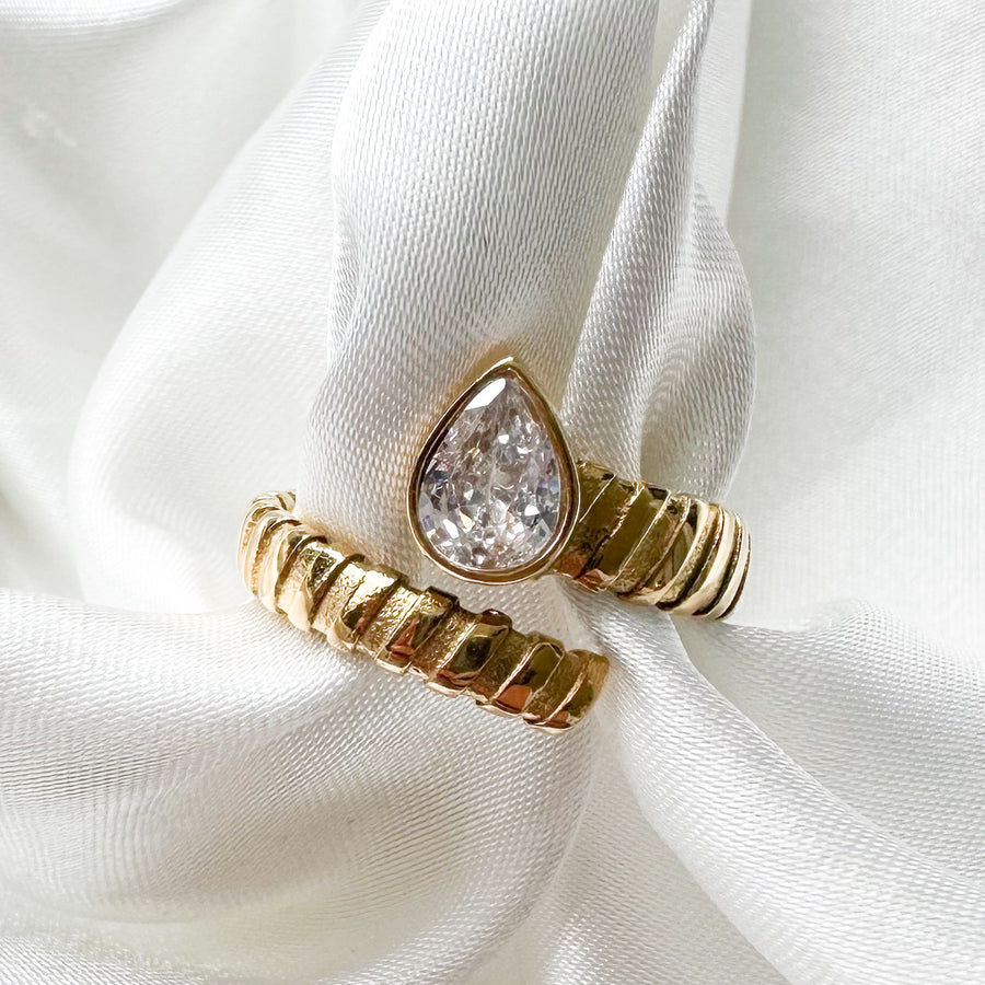 Teardrop Wrap Ring