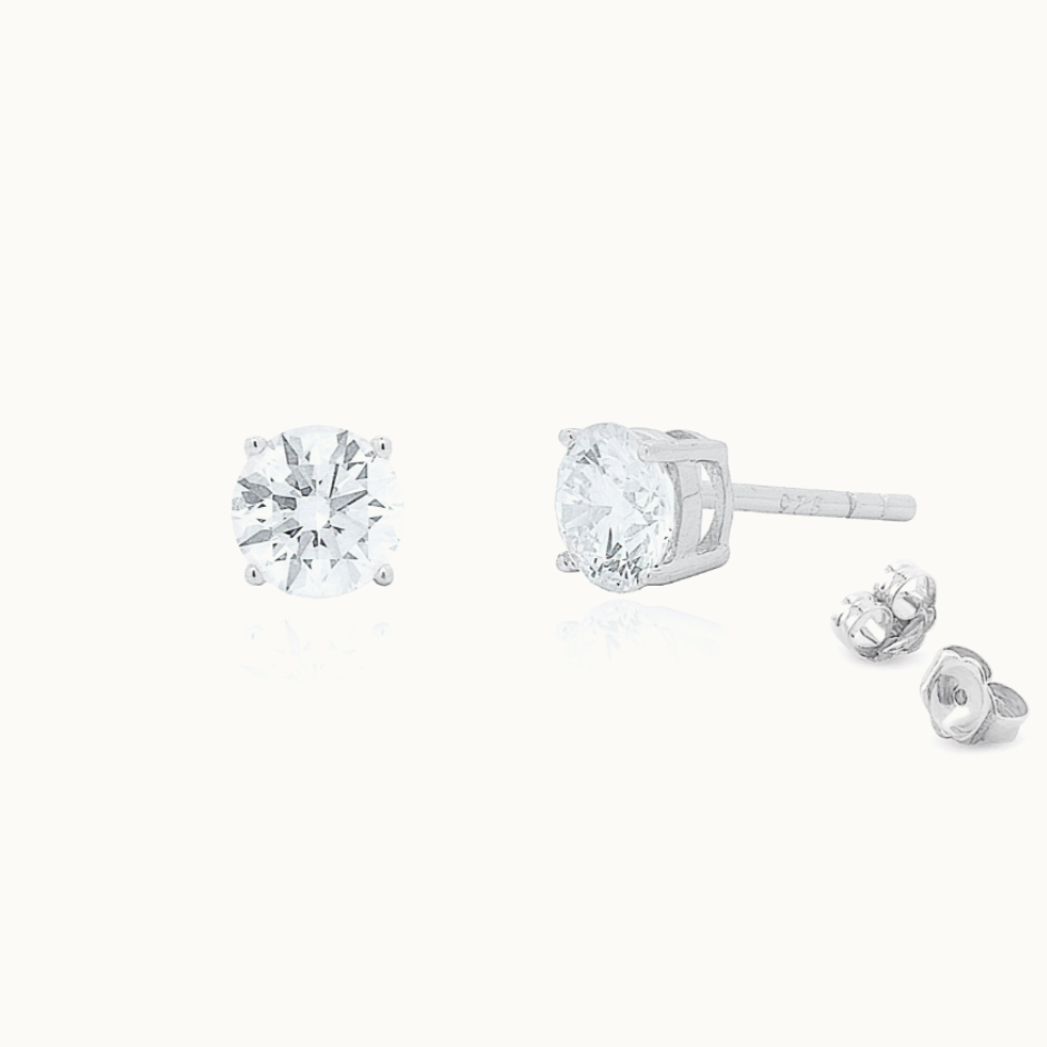 Classic Diamond Studs