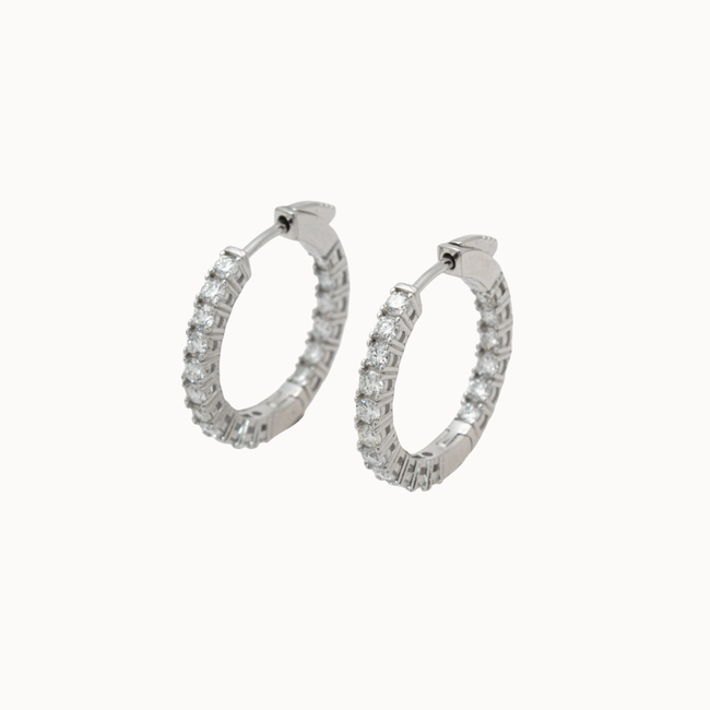 1.5ct Hoops Earrings
