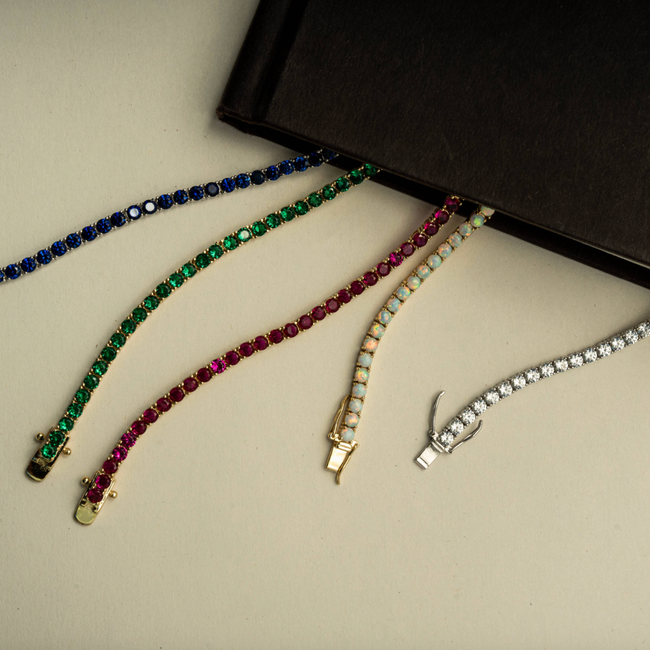 Ruby Tennis Bracelet