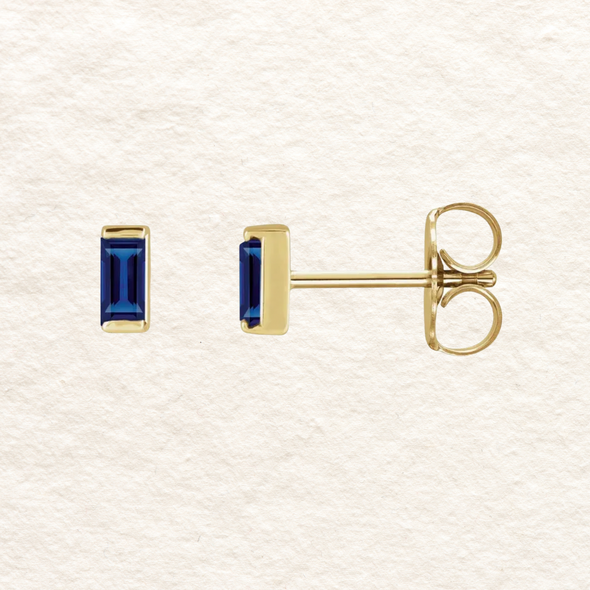 Blue Sapphire Studs