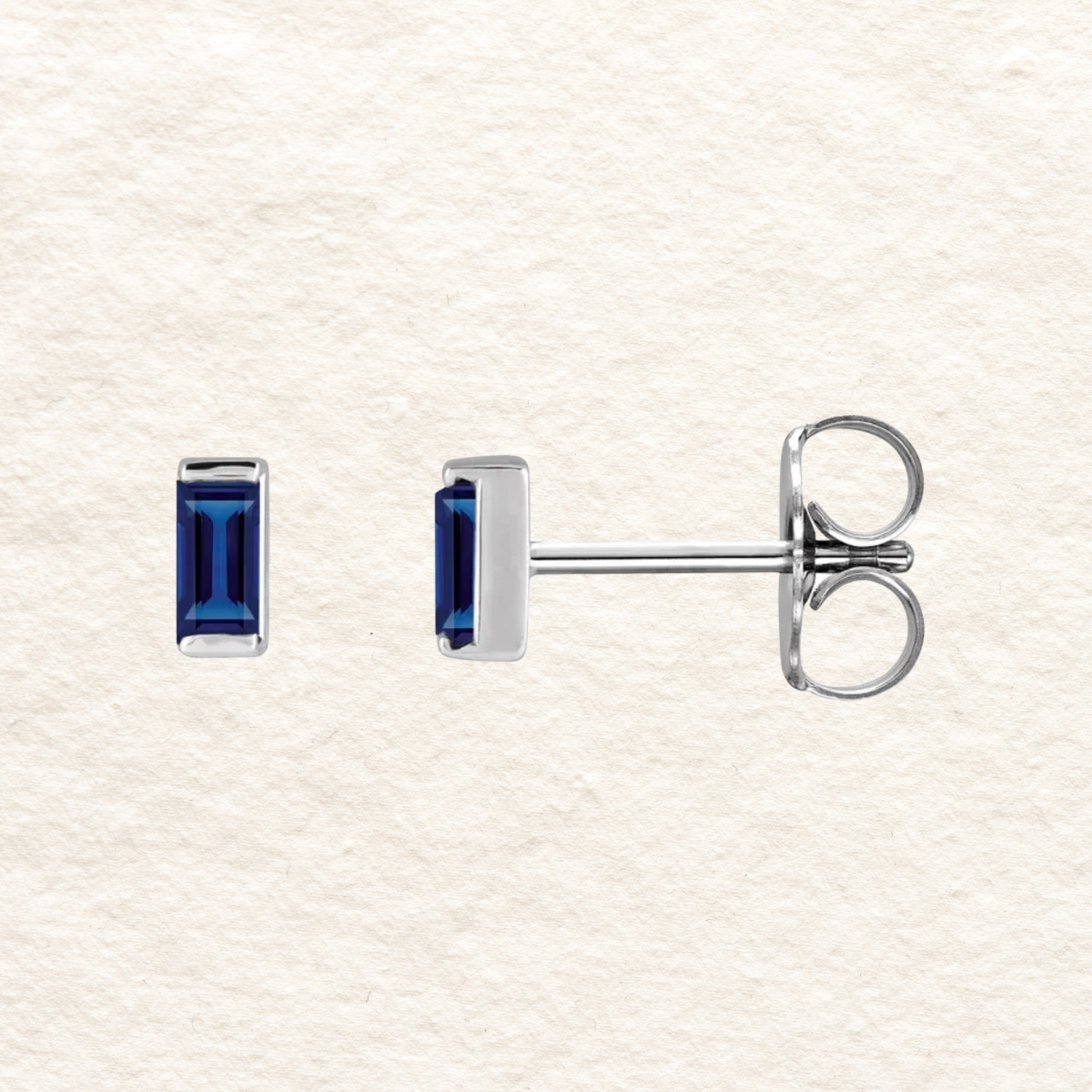 Blue Sapphire Studs