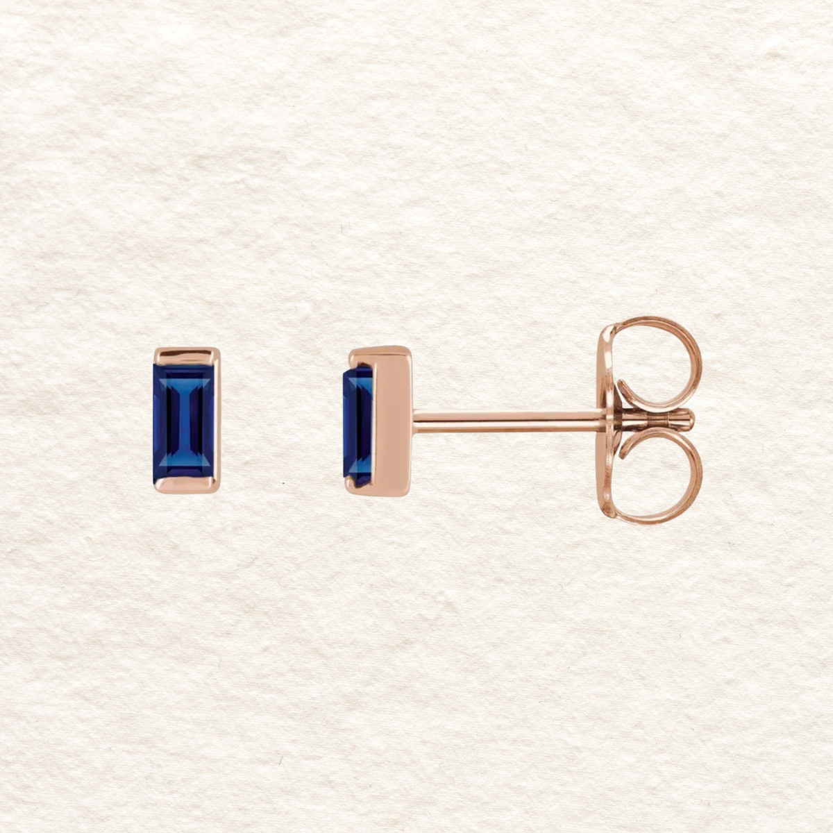 Blue Sapphire Studs