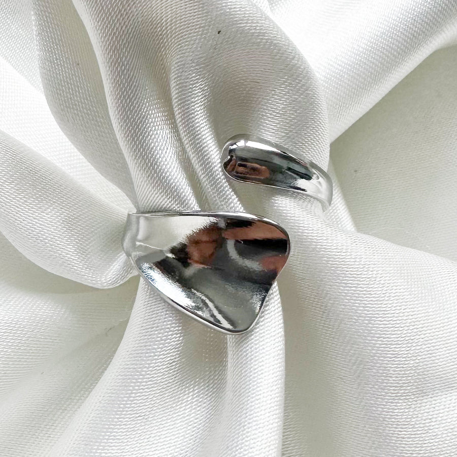 Flat Silver Ring