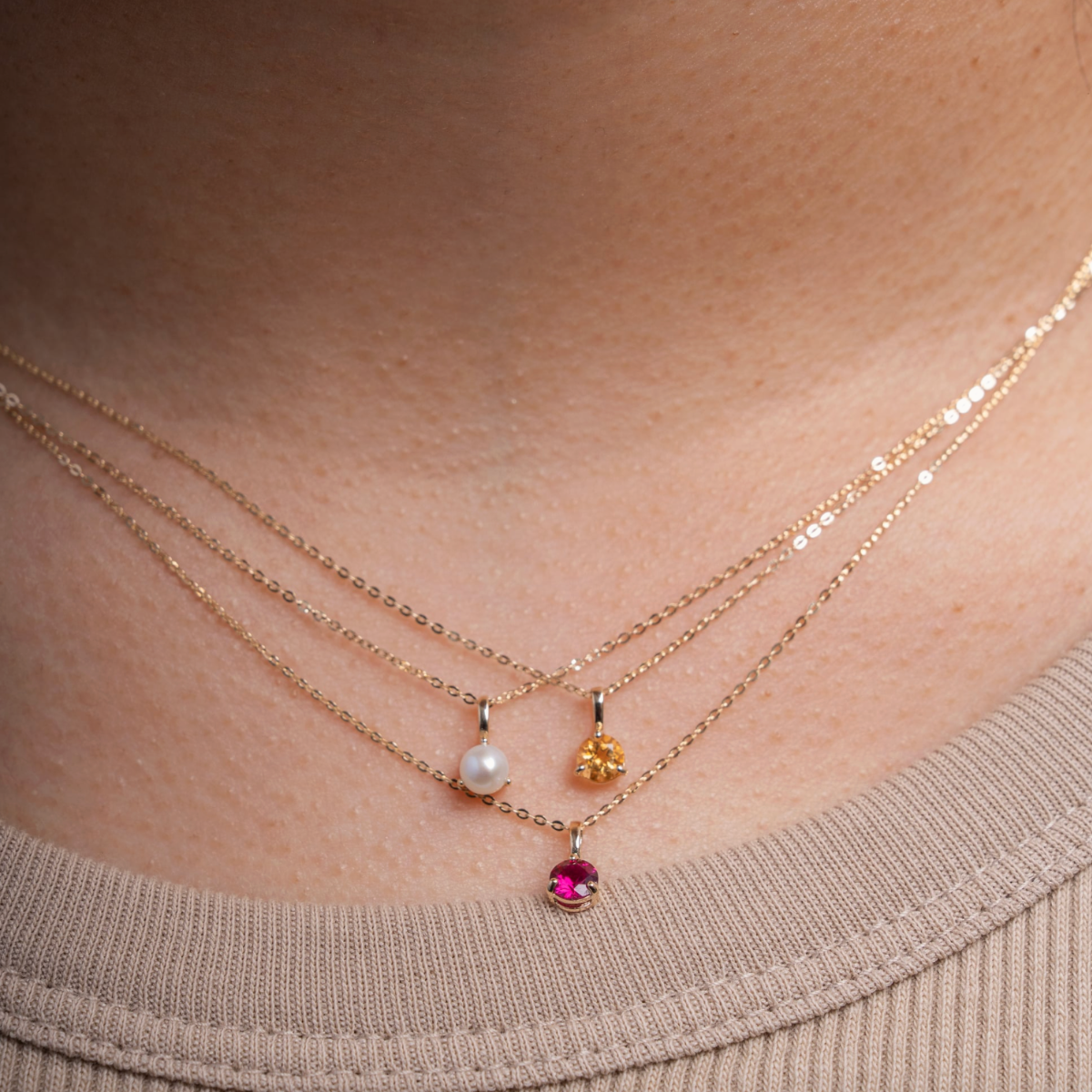 Birthstone Necklace