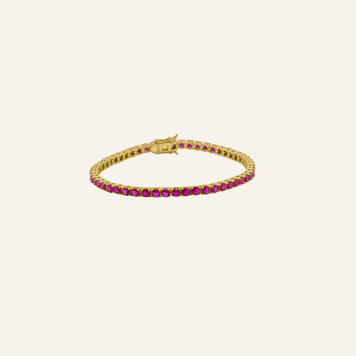 Ruby Tennis Bracelet