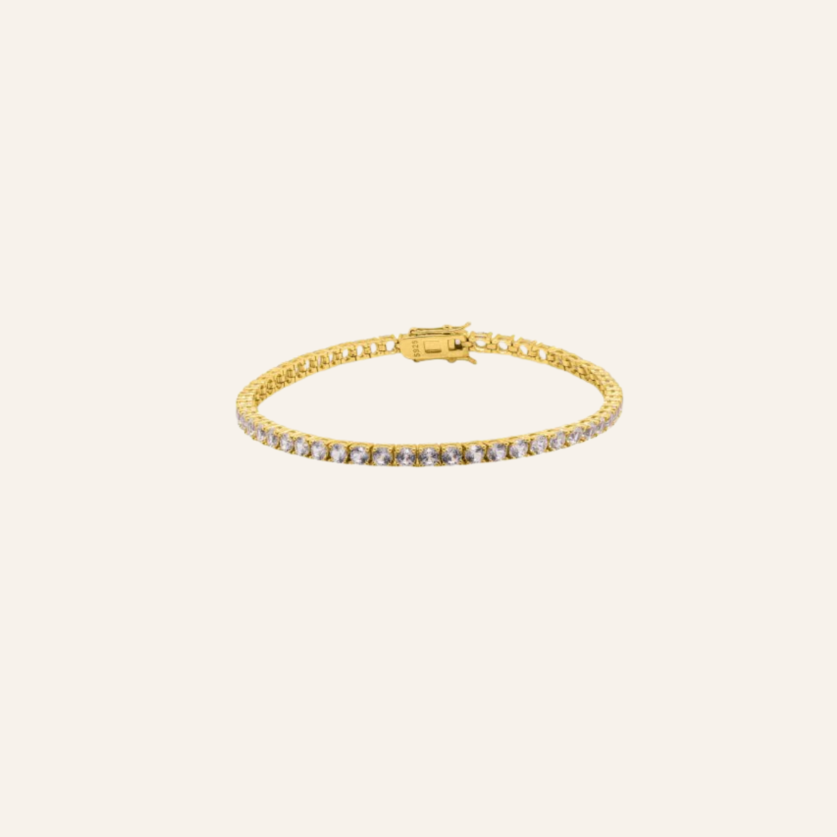 White Sapphire Tennis Bracelet