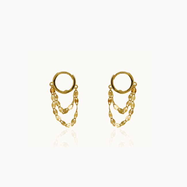 Double Chain Huggies