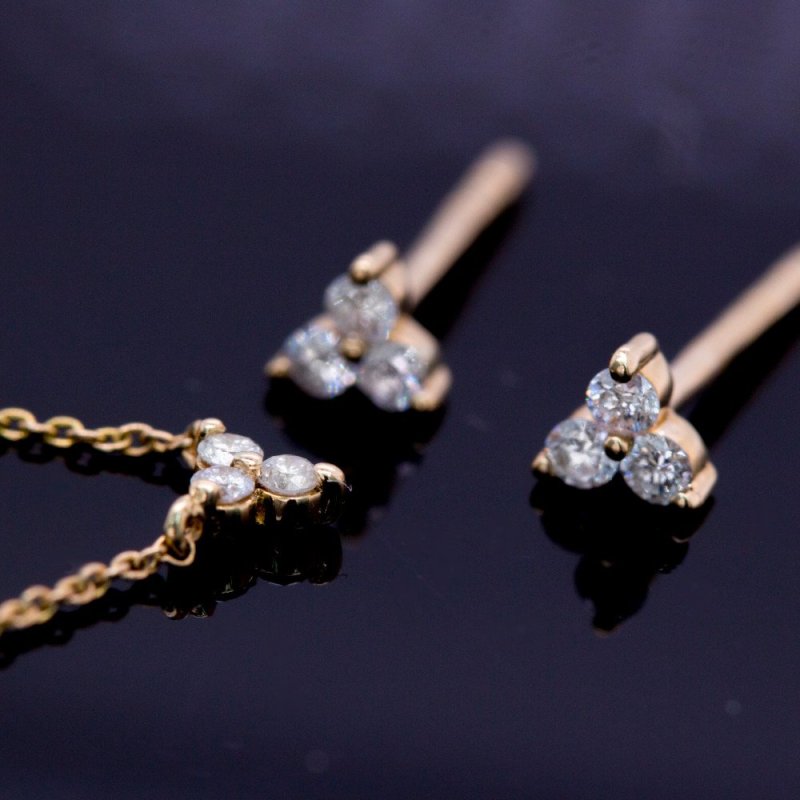 Diamond Tripod Necklace-2