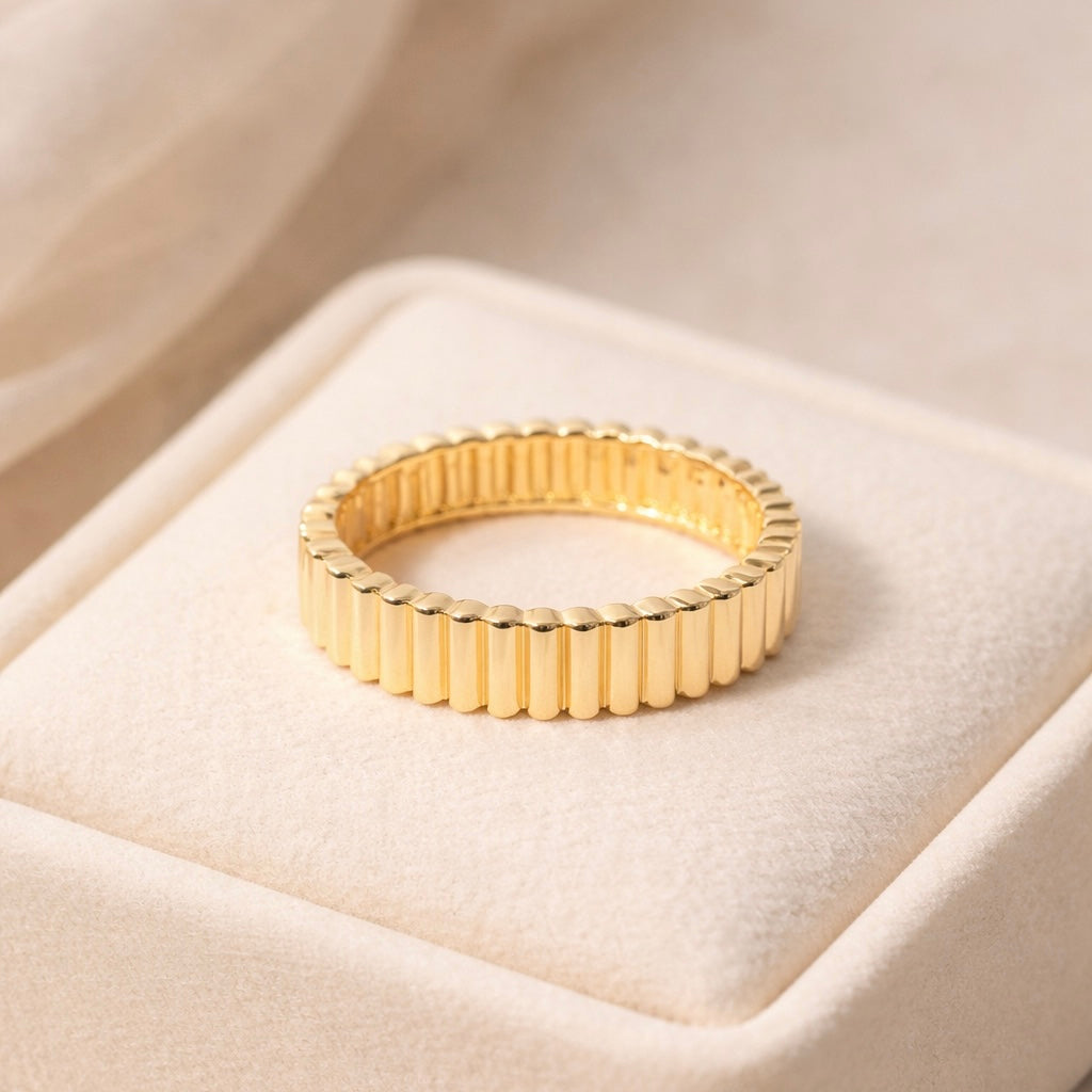 Scalloped Band Ring
