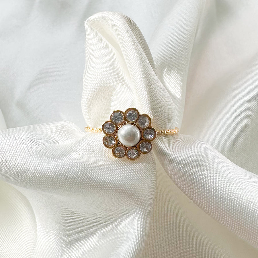 Pearl Flower Ring