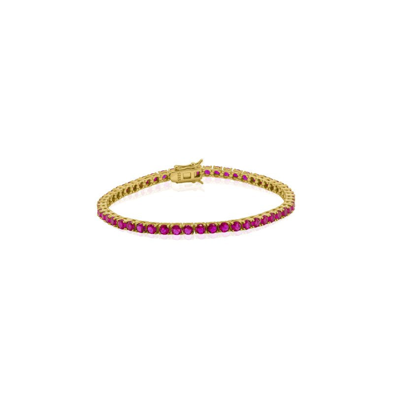 Ruby Tennis Bracelet