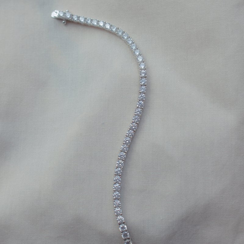 Lab Statement Tennis Bracelet
