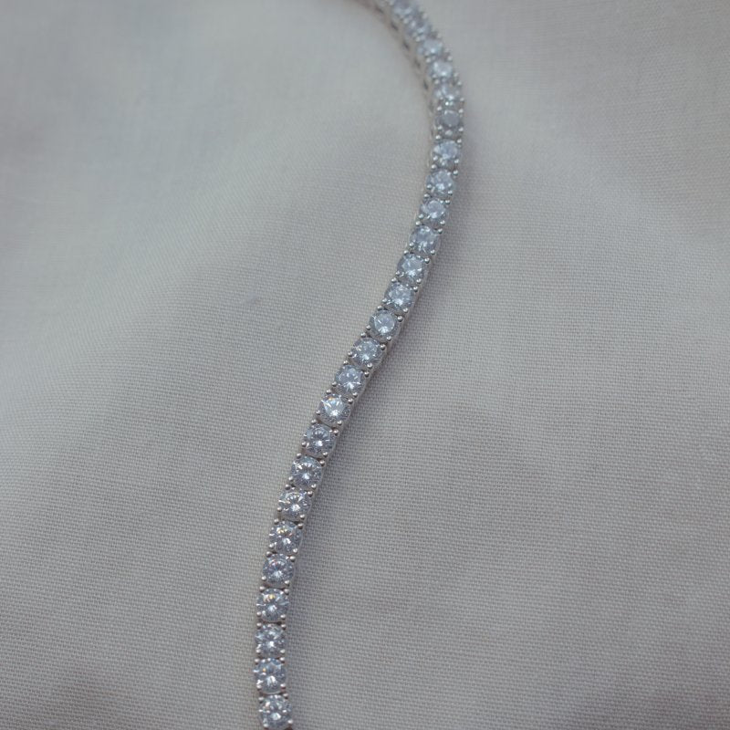 Lab Statement Tennis Bracelet