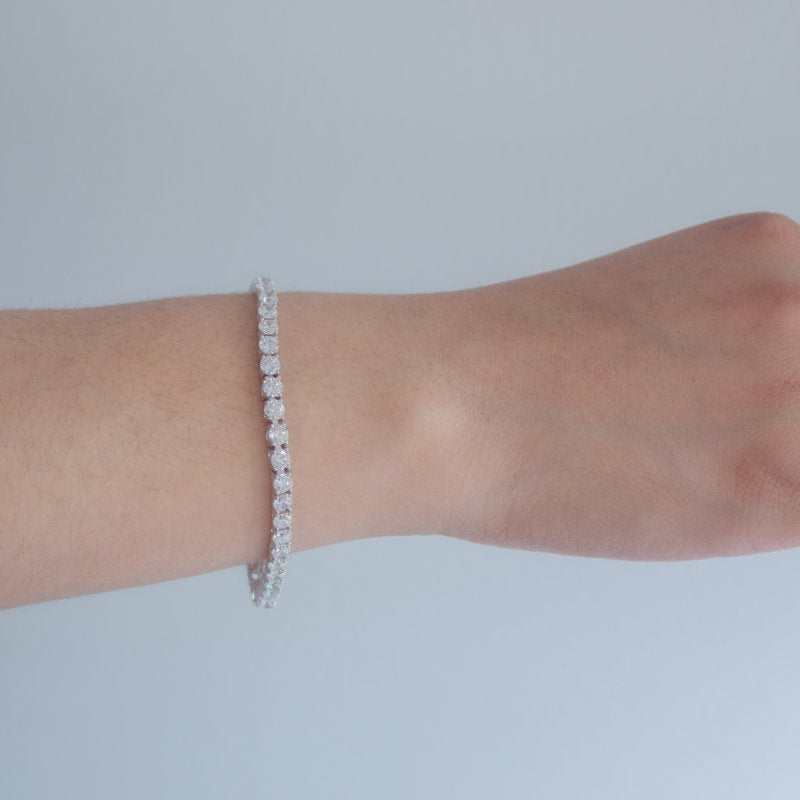 Lab Statement Tennis Bracelet