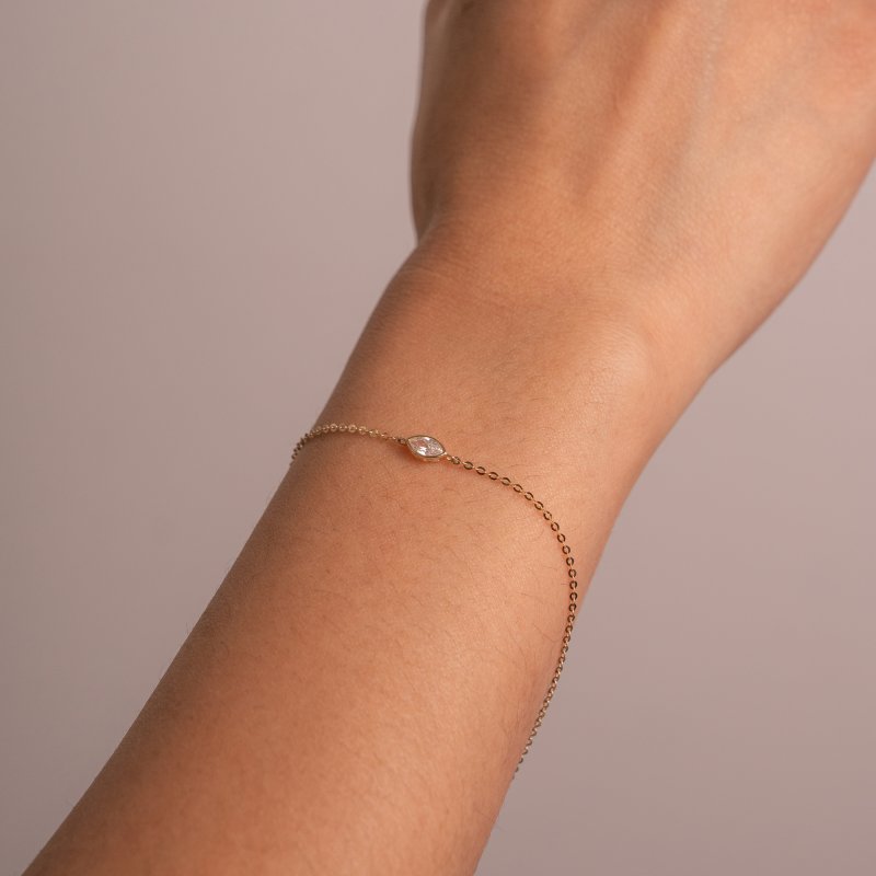 Marquise Bezel Bracelet