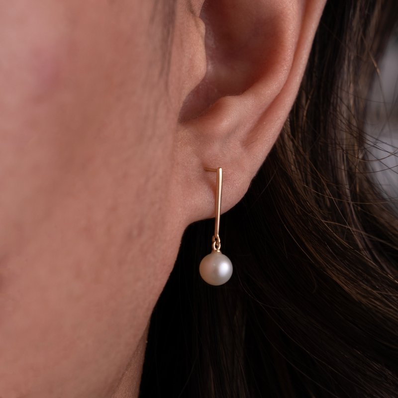 Pearl Drop Studs