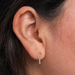 Double U Links Stud Earrings