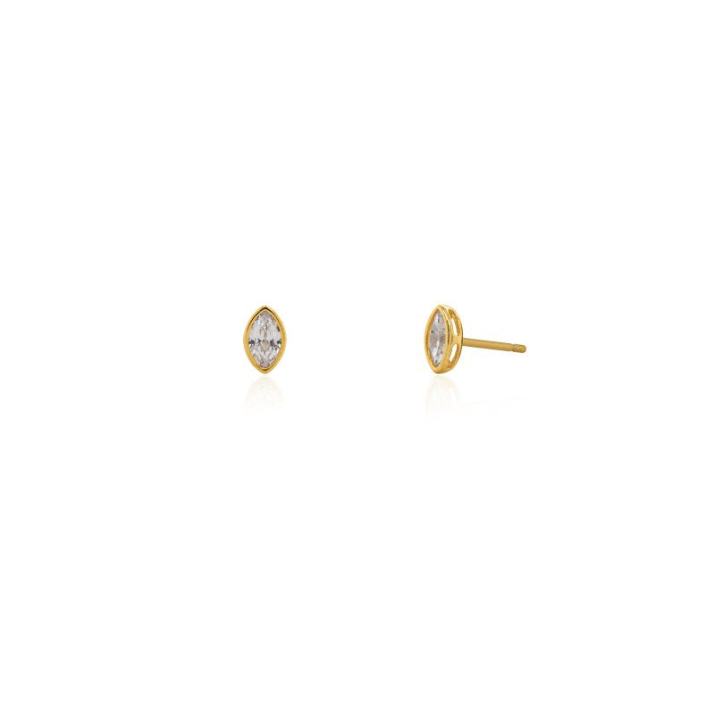 Marquise Bezel Studs