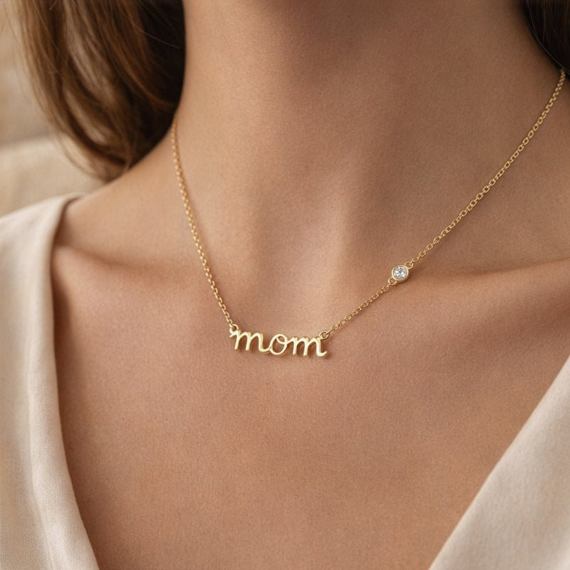 Mom Gem Necklace