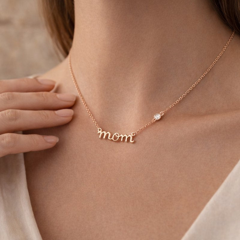 Mom Gem Necklace