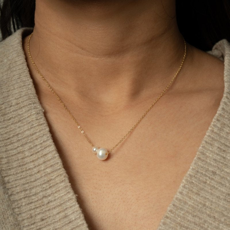 Toi et Moi Pearl Necklace