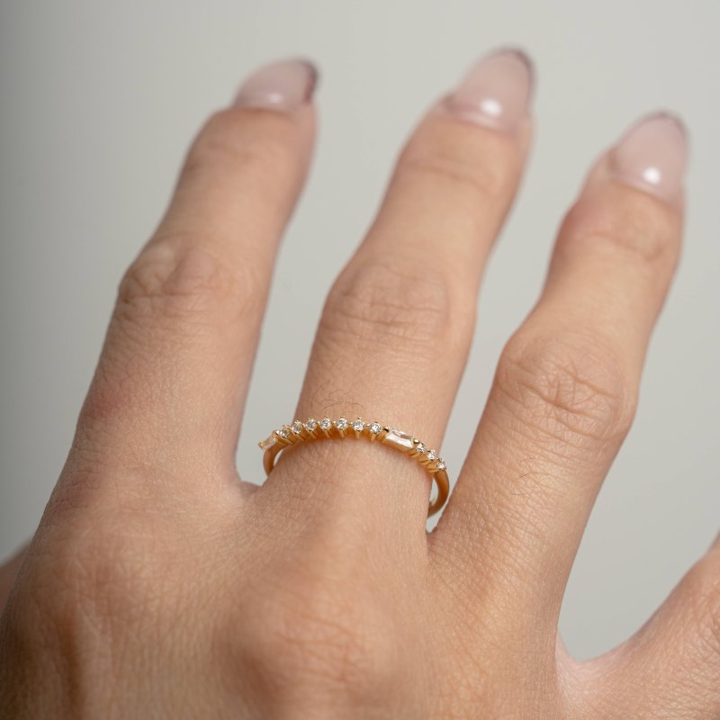 BESTIE Morse Code Ring