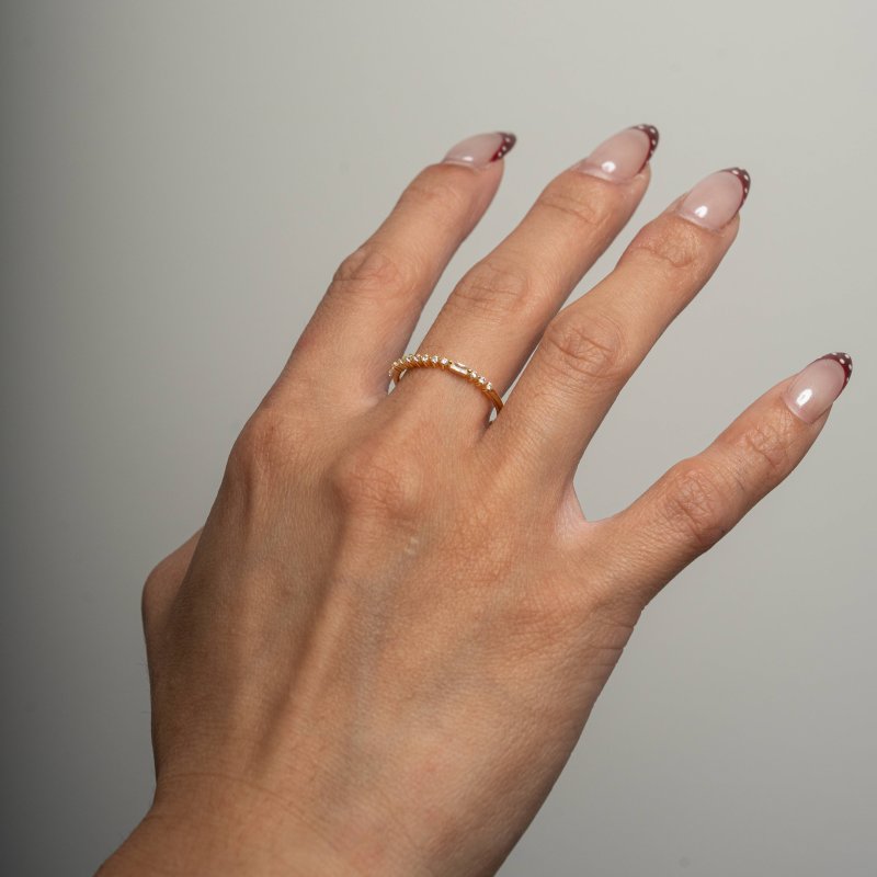 BESTIE Morse Code Ring