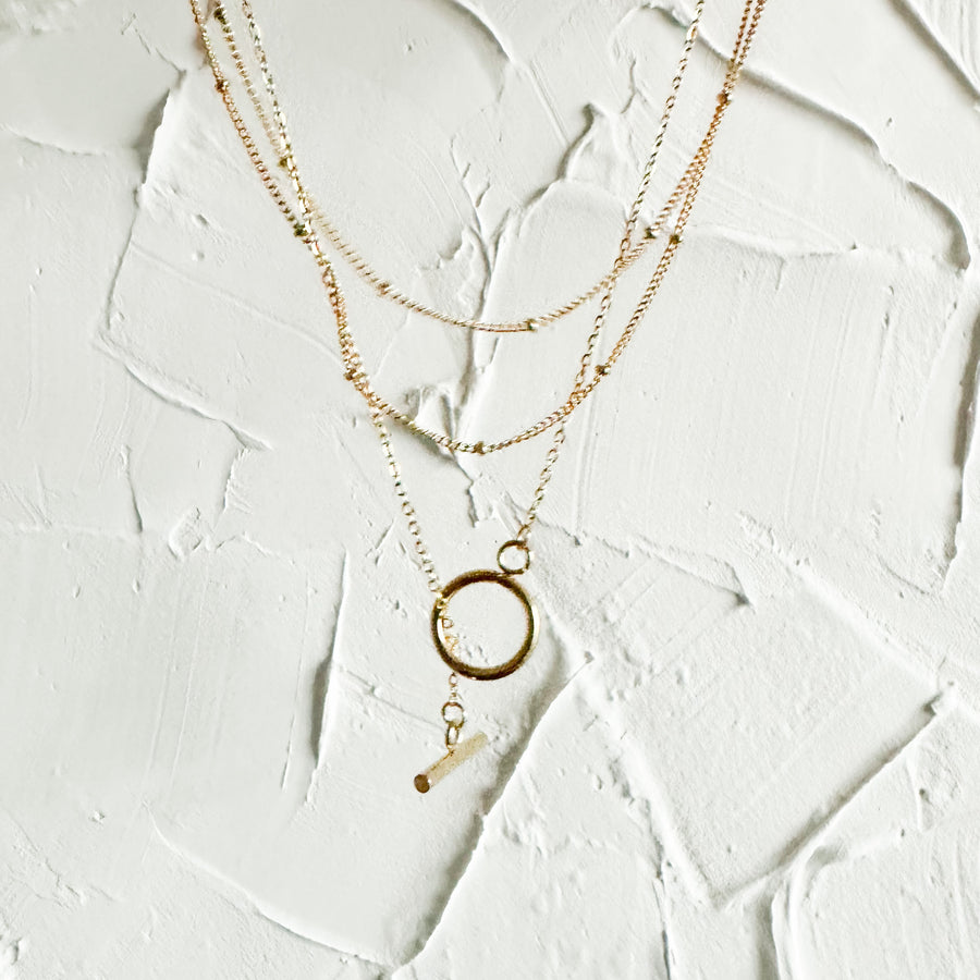Toggle Stack Necklace