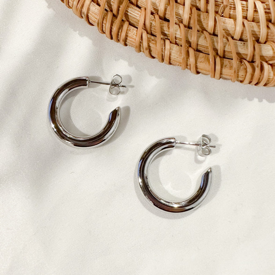 The Perfect Silver Hoop