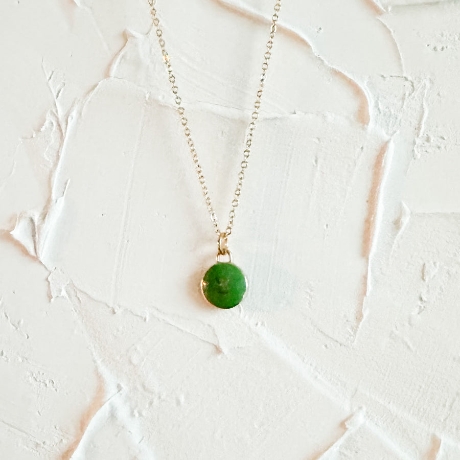 Forest Green Lana Necklace