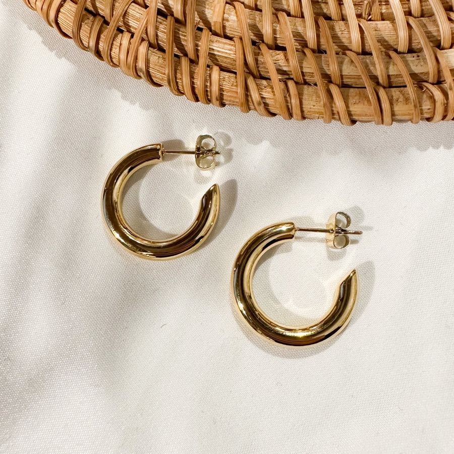 The Perfect Gold Hoop